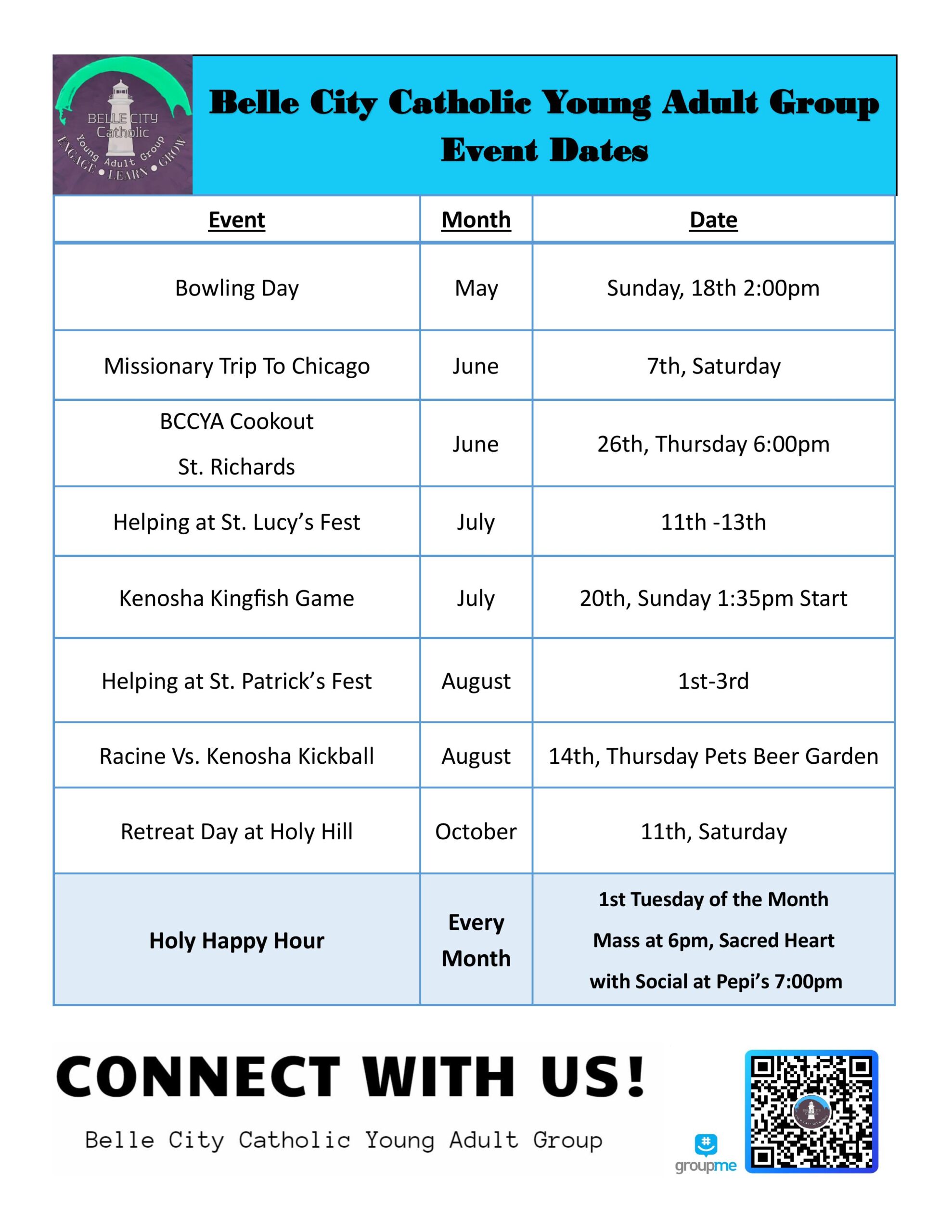 2025 Summer Dates